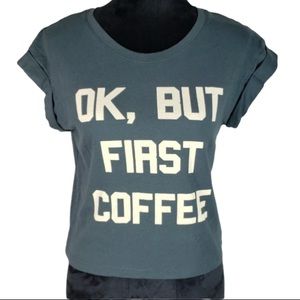 Recycled Karma Dark Gray Cotton Shirt XS